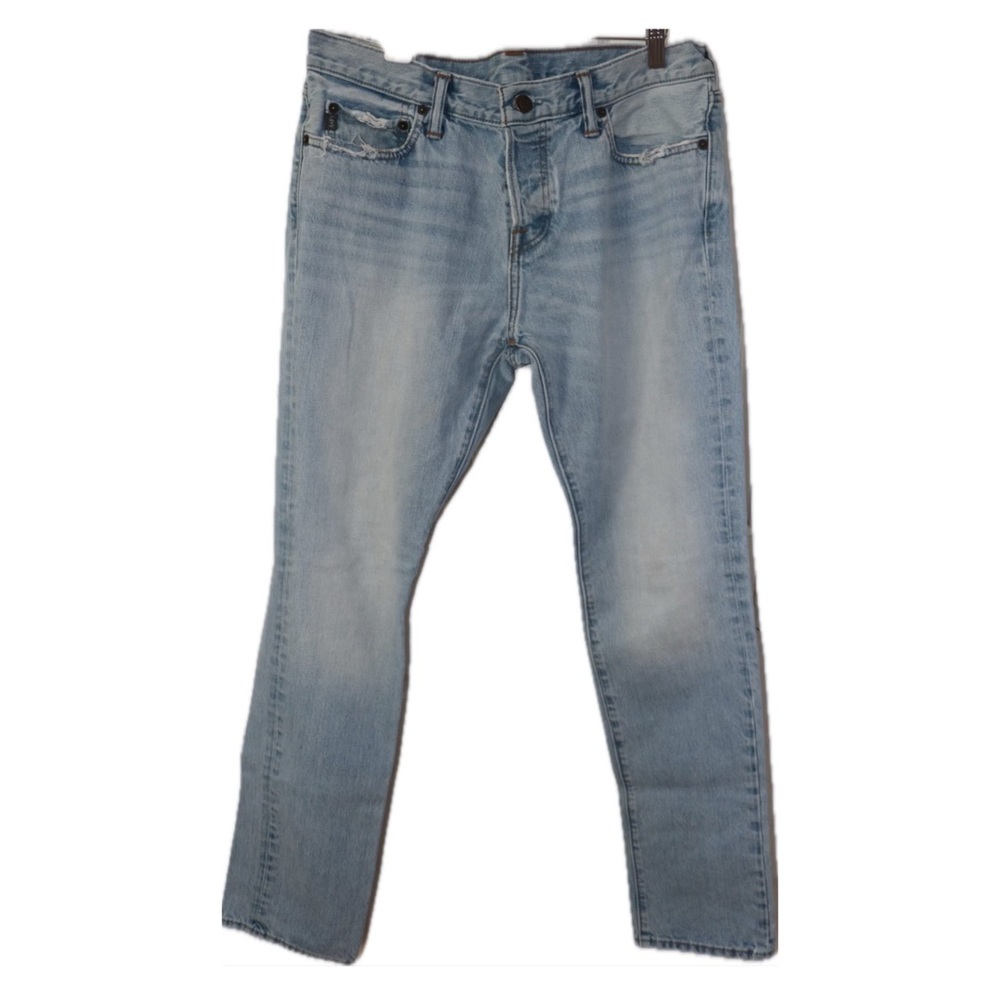 Abercrombie & Fitch Men's Denim Jeans in Light Blue